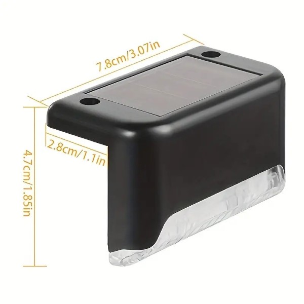 Solar Stair Lights pack of 8 (8 Lights)