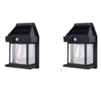 Solar Motion Warm Bulb Light Pack of 2 (2 Lights)